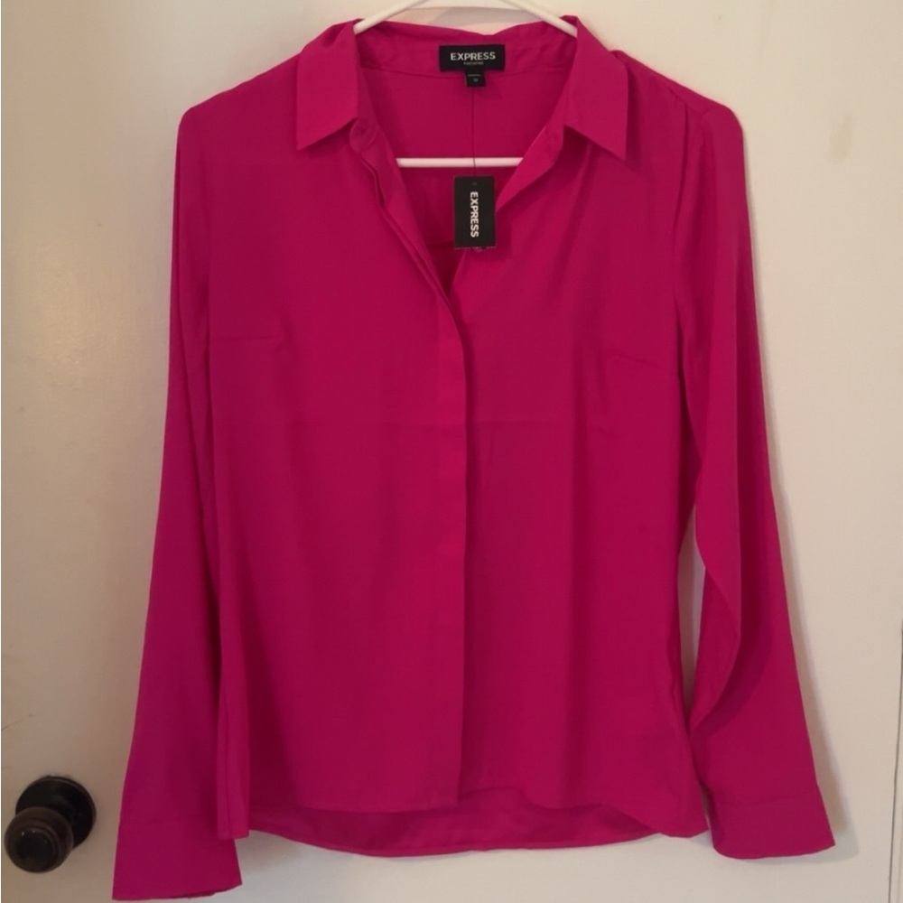 Express Women's Pink Blouse